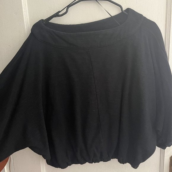 Anthropologie Boat Neck Cinched Waist and Arms Blouse - Picture 1 of 4